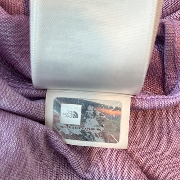 North Face Flash Dry Athletic Running Short Sleeve Shirt Purple Size Medium - Picture 7 of 11